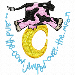 Cows Embroidery Design 11 Cows Embroidery Design 11